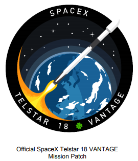 Telstar 18 VANTAGE Mission Patch