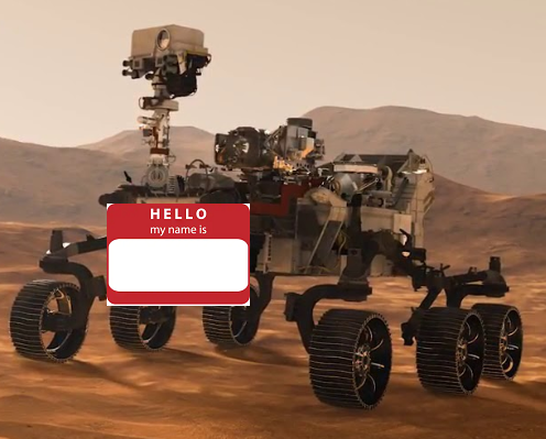 Mars 2020 Rover Naming Contest