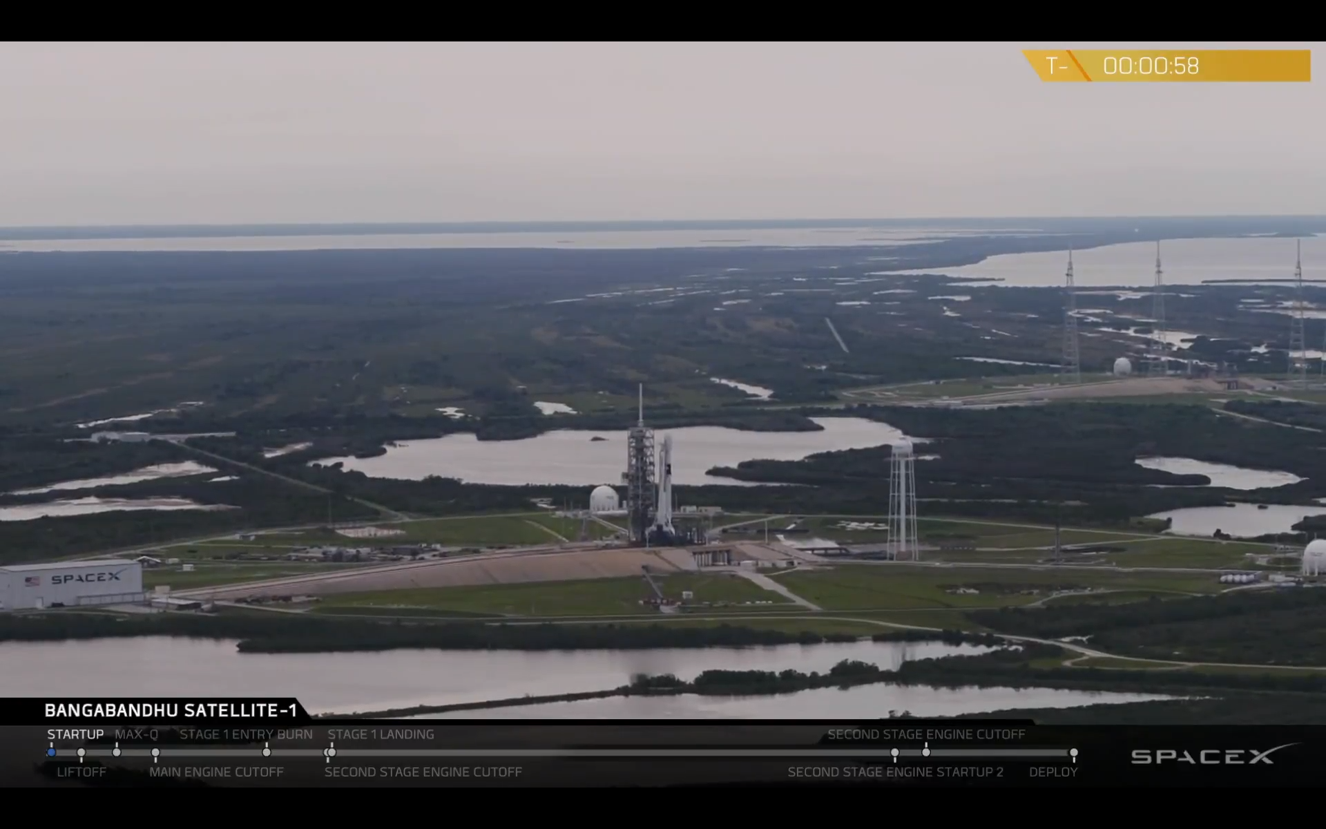 Falcon 9 Block 5 Scrubbed