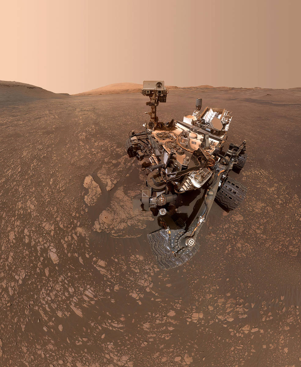 Mars Curiosity Rover Selfie May 12, 2019