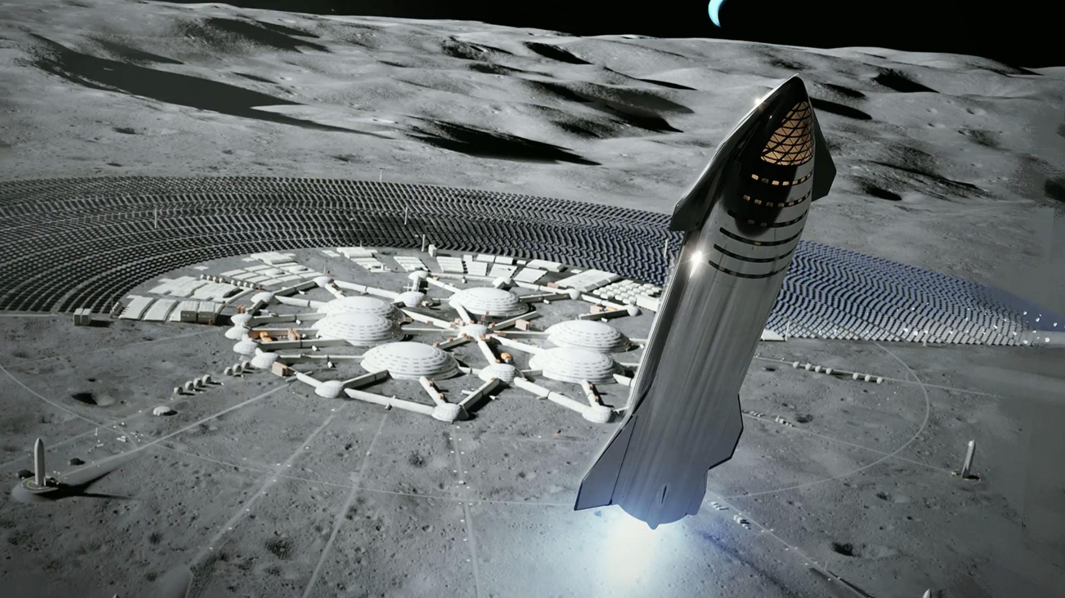 Starship Lunar Base