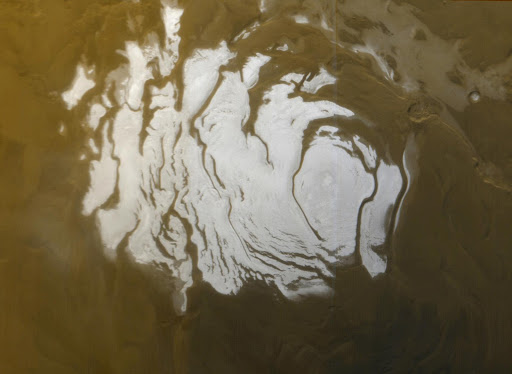 Mars South Polar Ice Cap