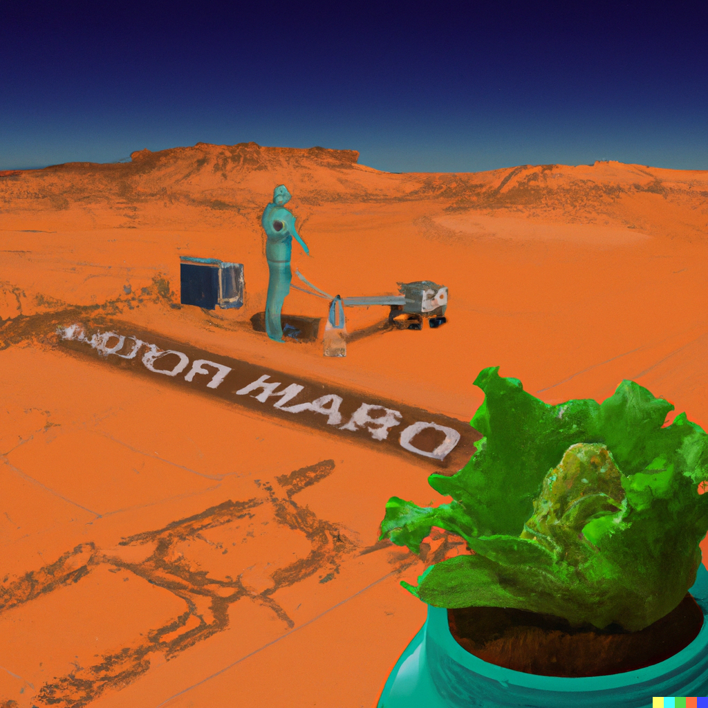 Mars Food Production, augmented by Synthetic Biology
