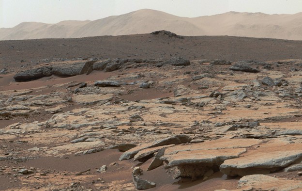 Figure 2: Gale Crater on Mars Credits: NASA/JPL