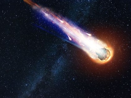 Figure 3: An artist’s conception of a meteor/Image Credit: Shutterstock