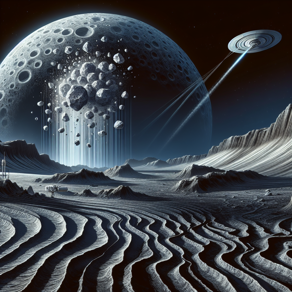 Scientists Unearth Signs of Recent Seismic Activity on the Moon through Fresh Boulder Tracks