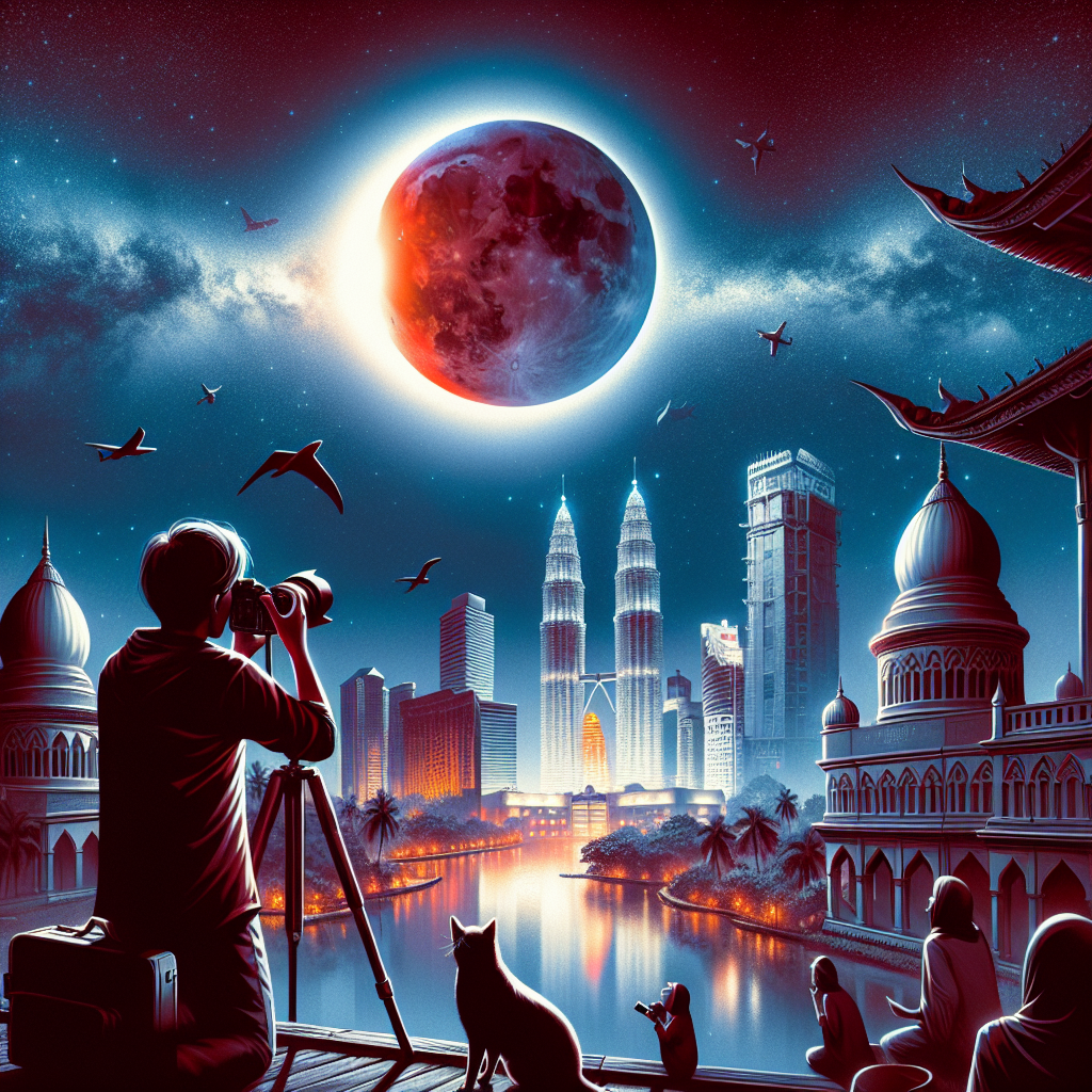 ‘An Unforgettable Spectacle: A Photographer’s Odyssey to Document the March 3 Total Lunar Eclipse over Malaysia’