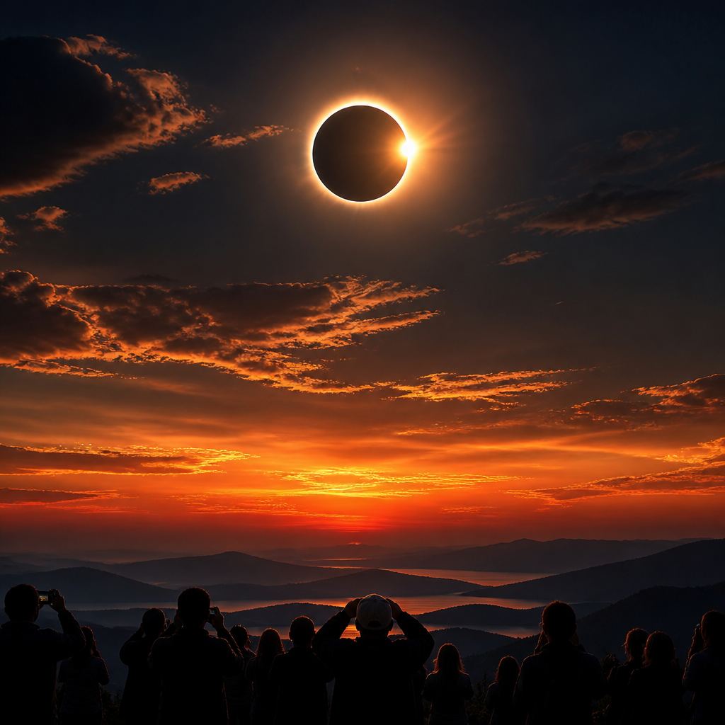 Don’t Miss the Spectacular Sunset During the Total Solar Eclipse on Aug. 12, 2026