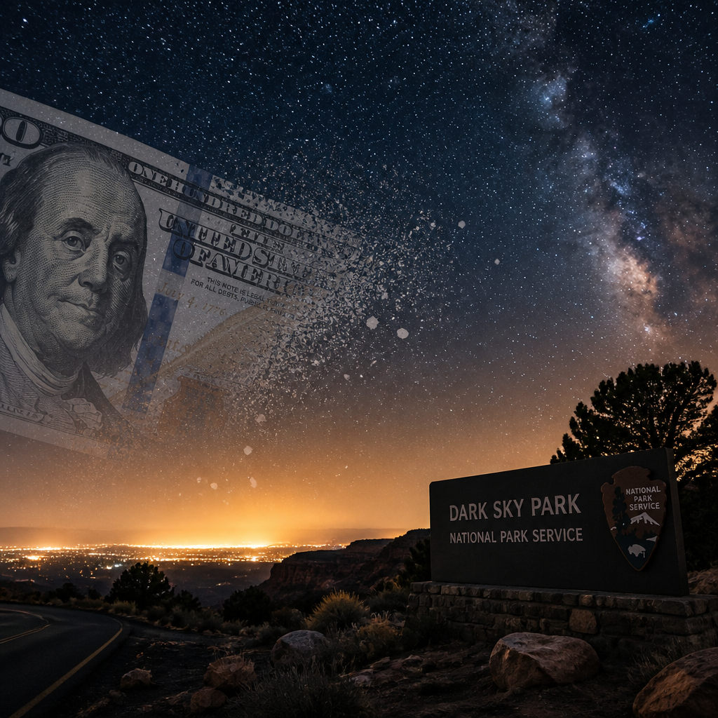 Light Pollution Threatens to Dim Economic Potential of US Dark-Sky Parks
